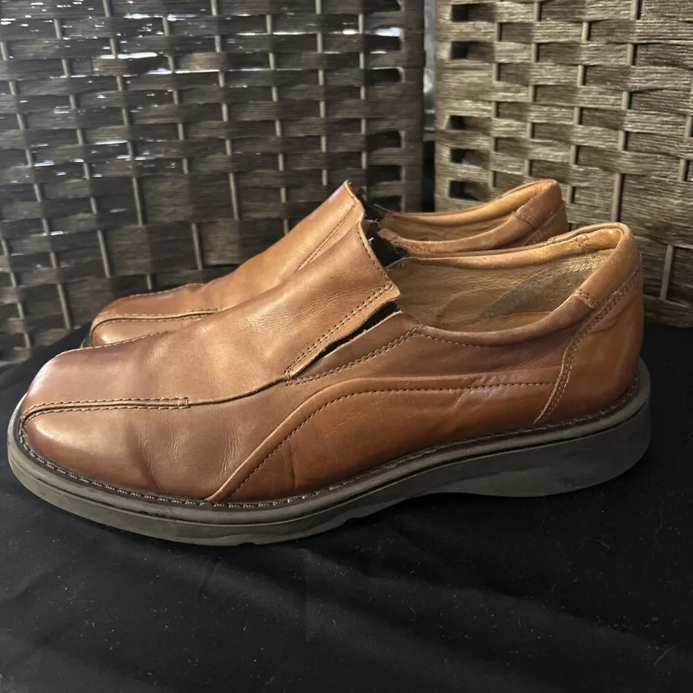 Mens STRUCTURE Made In Italy SLIP ON  LEATHER  SIZE 9.5 D